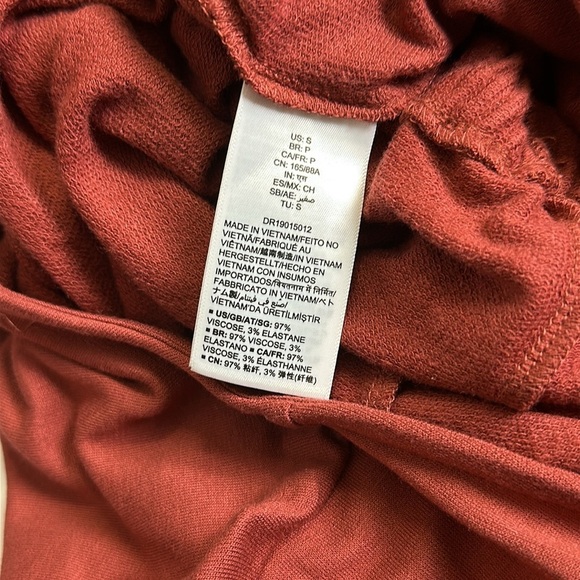 Daily Ritual Women’s Size Small Wide Leg Jumpsuit V Neck Belt Pockets Loungewear - Picture 15 of 15